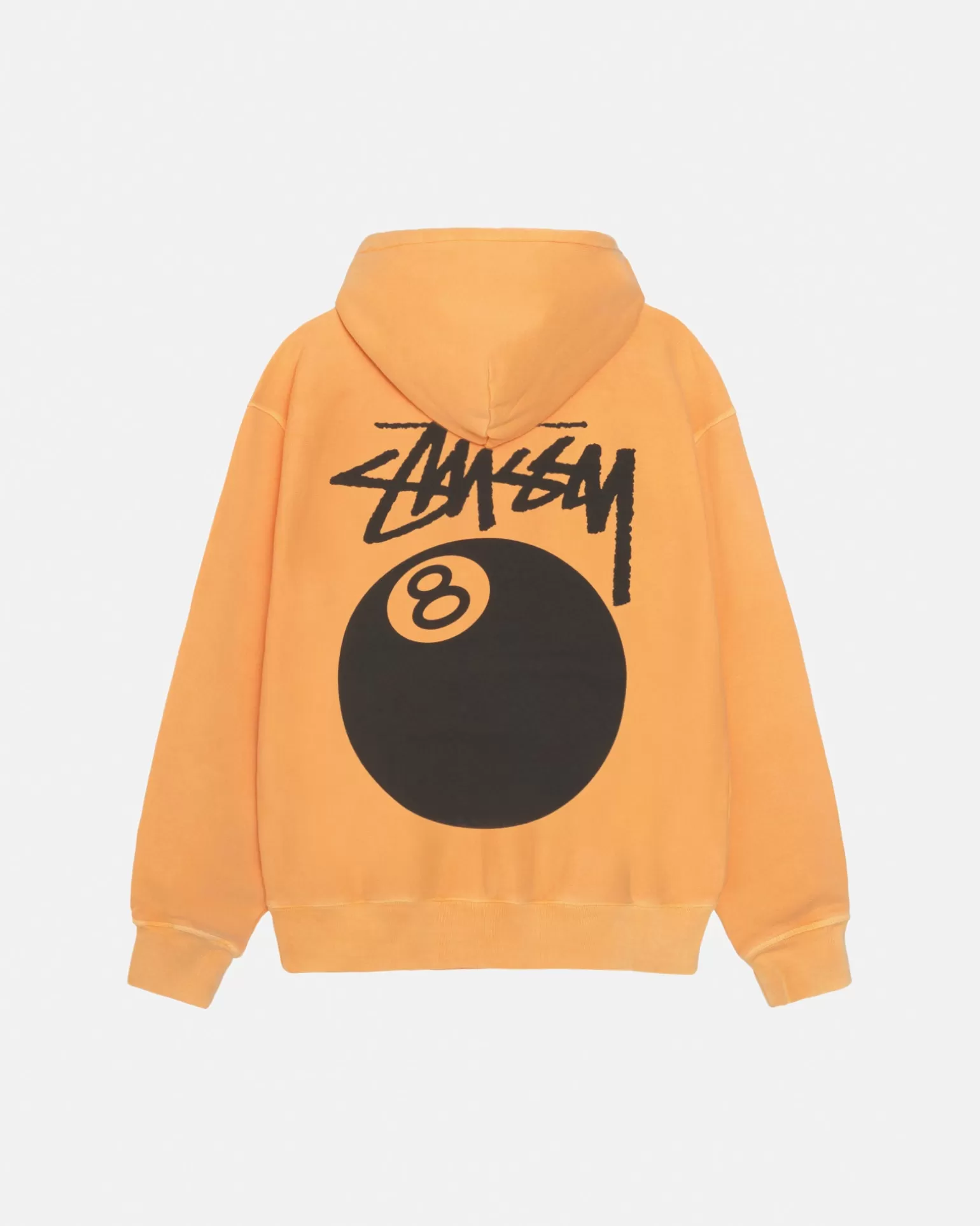 Stüssy Hoodies>8 BALL HOODIE PIGMENT DYED