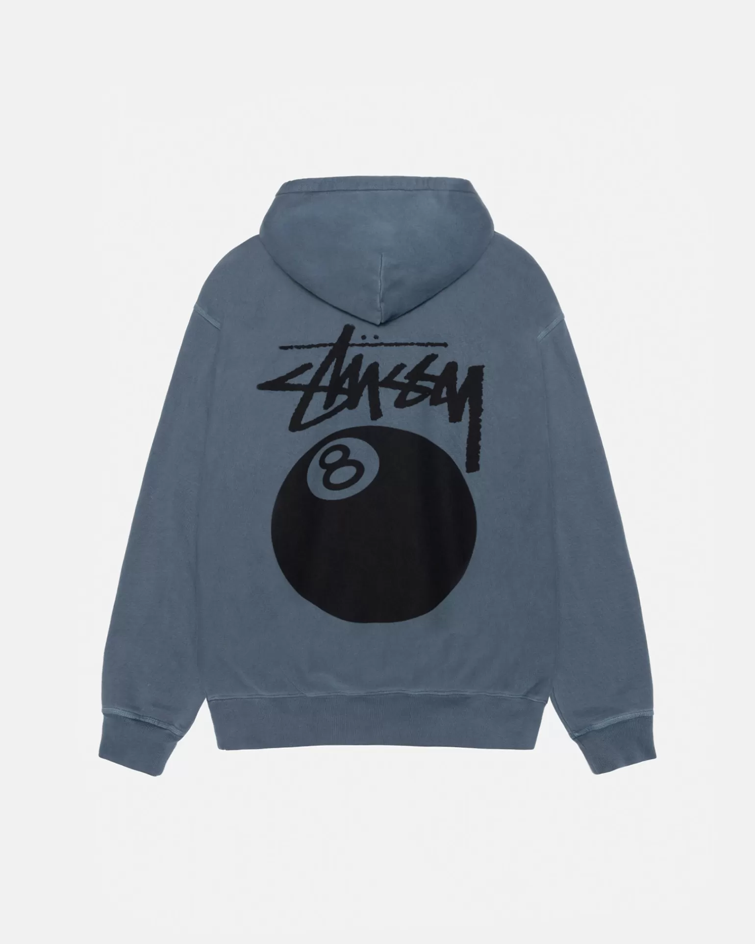 Stüssy Hoodies>8 BALL HOODIE PIGMENT DYED