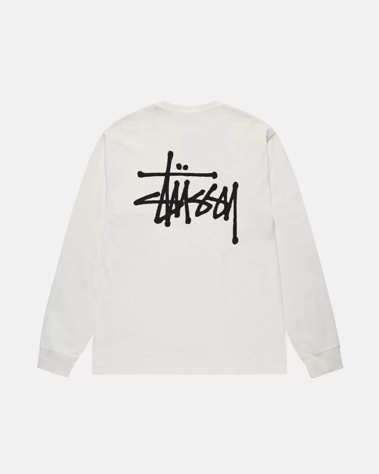 Stüssy T-Shirts>BASIC STÜSSY LS TEE PIGMENT DYED