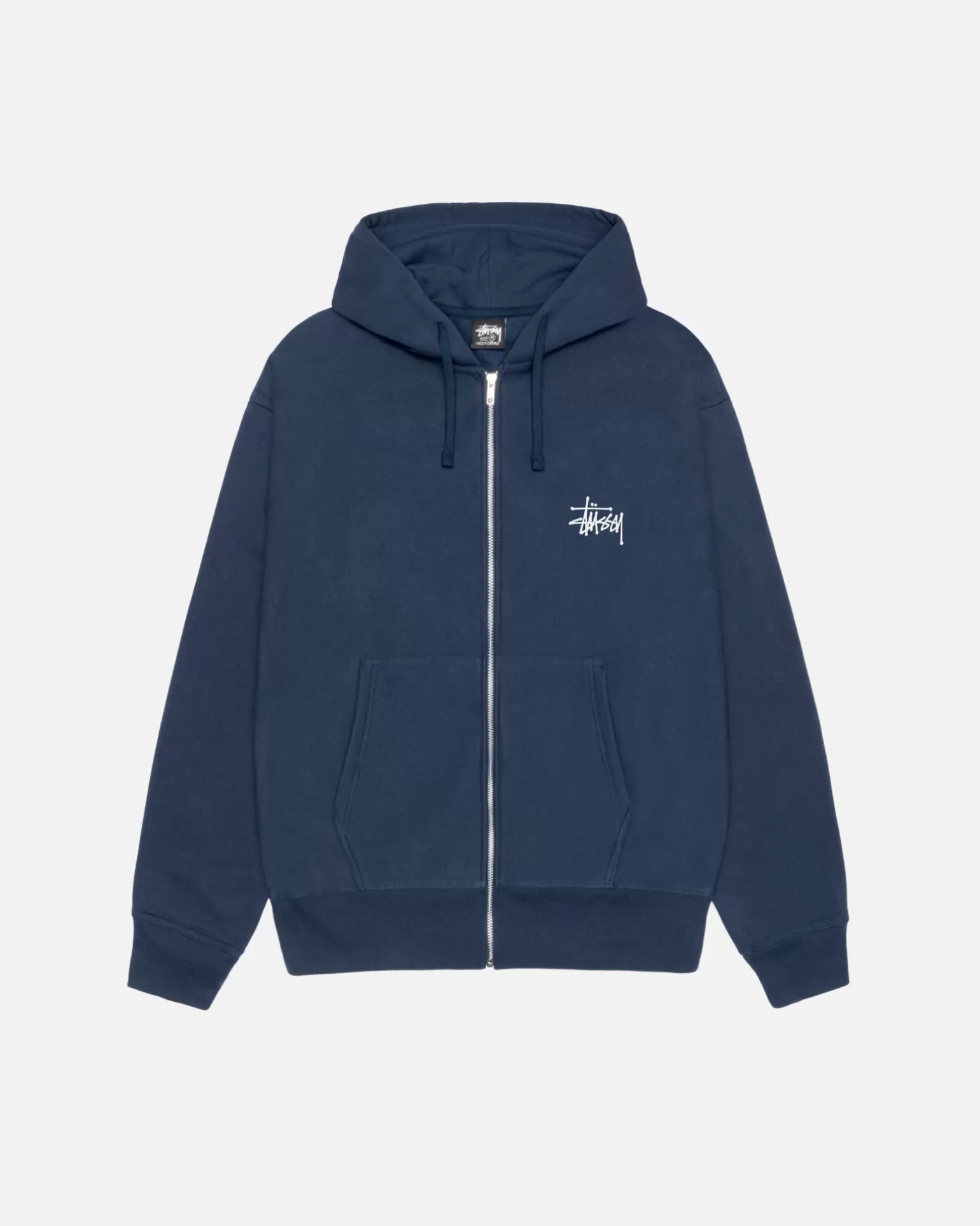 Stüssy Hoodies>BASIC STÜSSY ZIP HOODIE