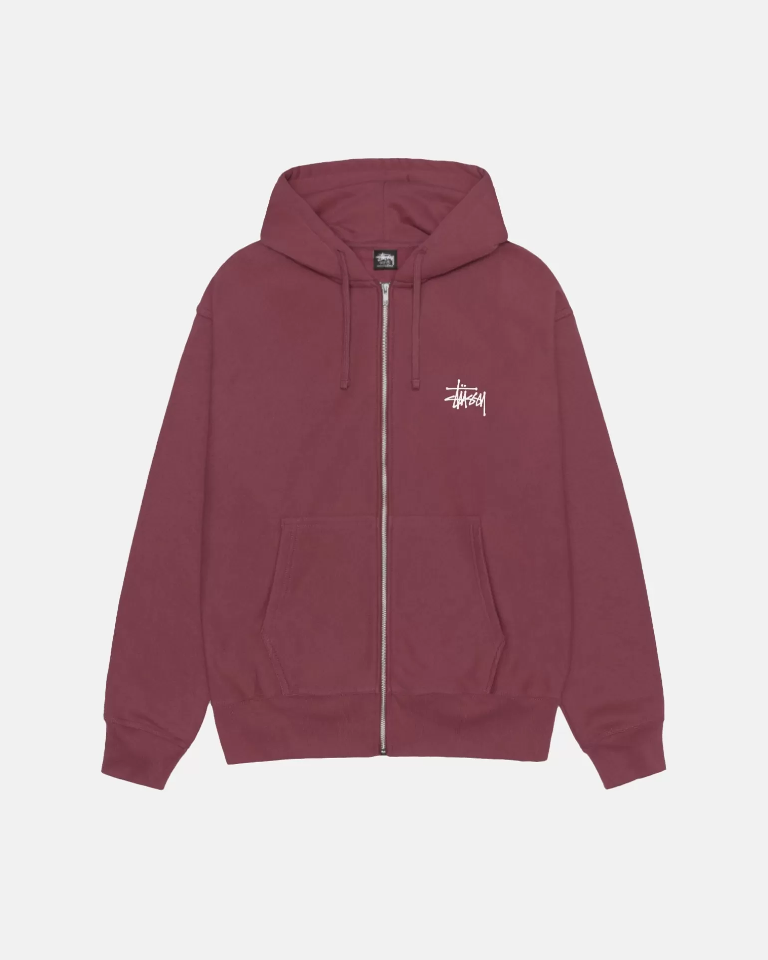 Stüssy Hoodies>BASIC STÜSSY ZIP HOODIE