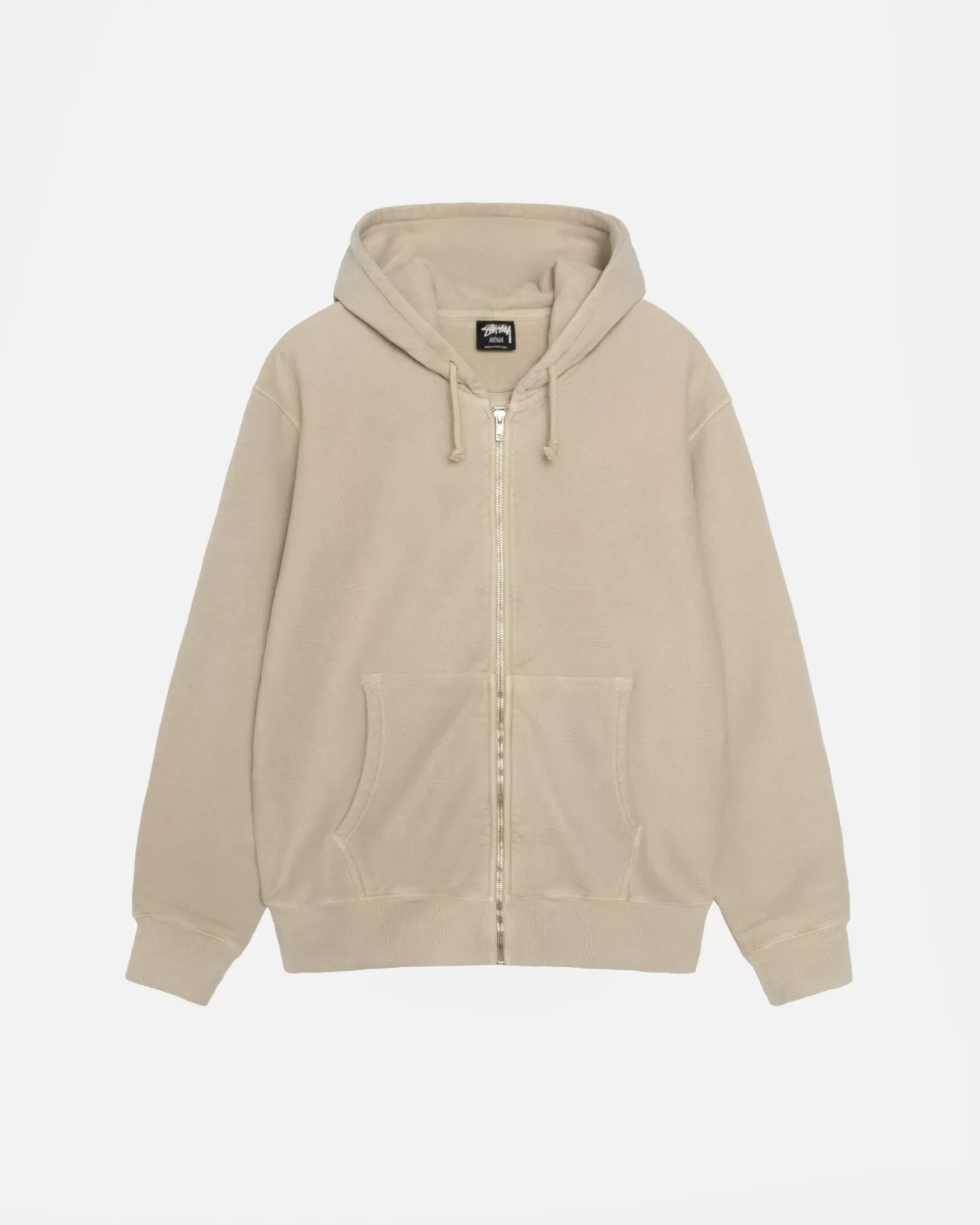 Stüssy Hoodies>BUANA ZIP HOODIE PIGMENT DYED