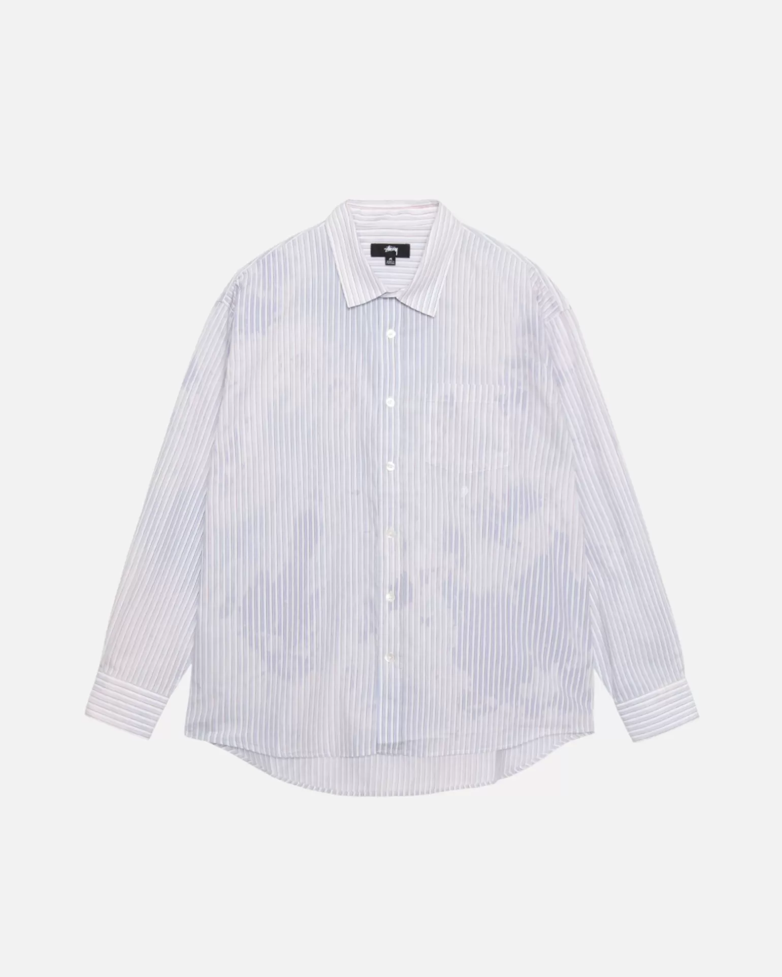 Stüssy Chemises>CLASSIC LS SHIRT BLEACHED POPLIN