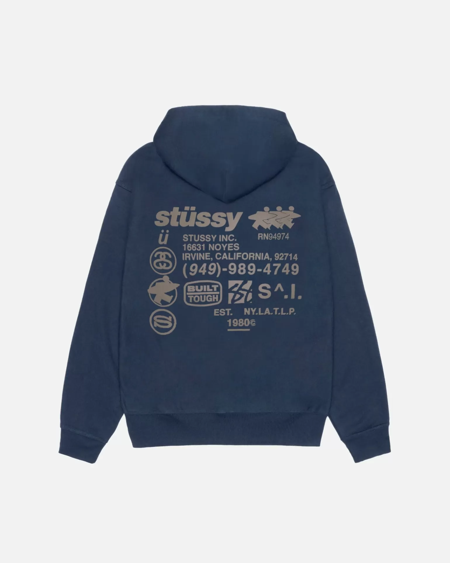 Stüssy Hoodies>DNA ZIP HOODIE