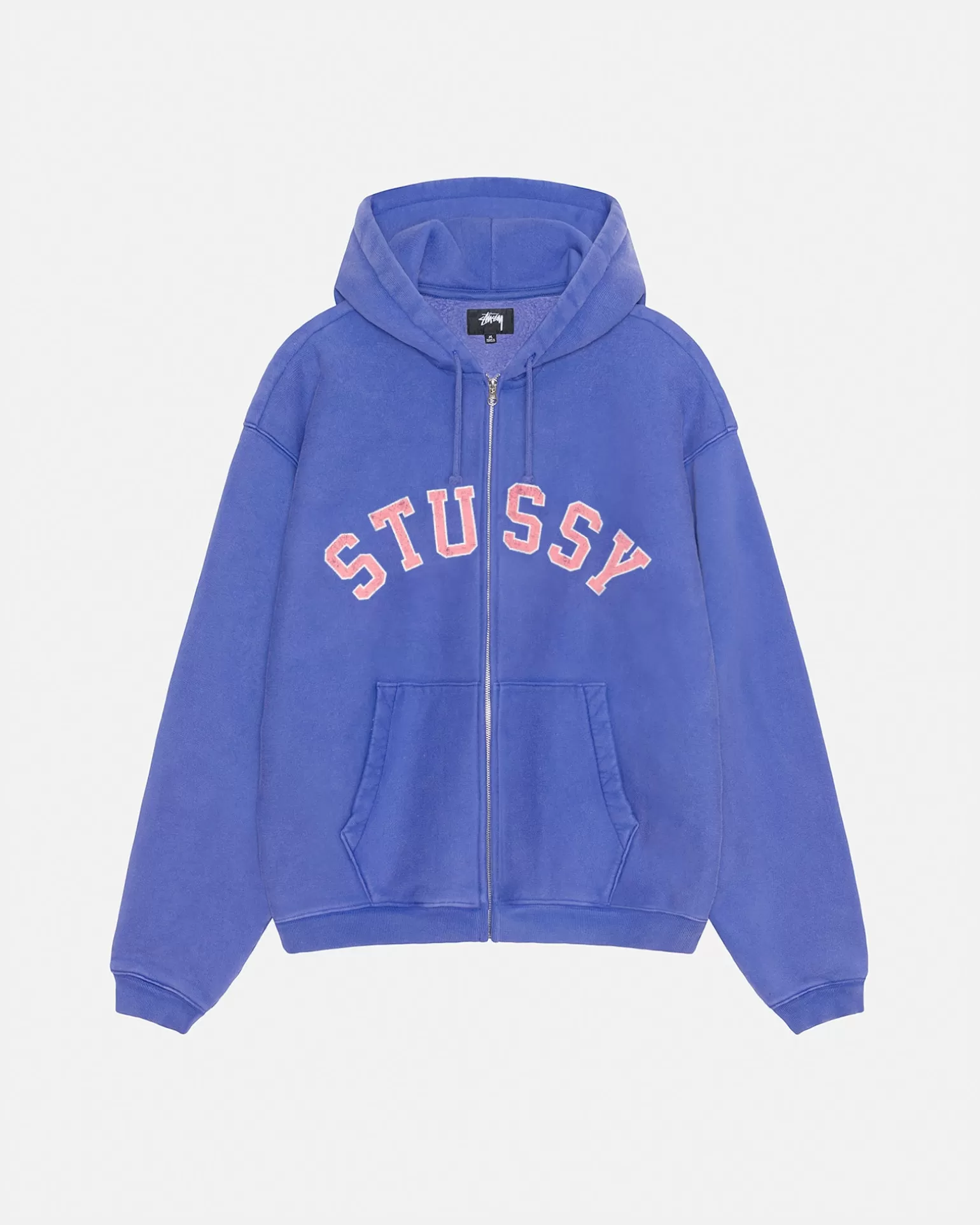 Stüssy Hoodies>FADED GRAPHIC ZIP HOODIE