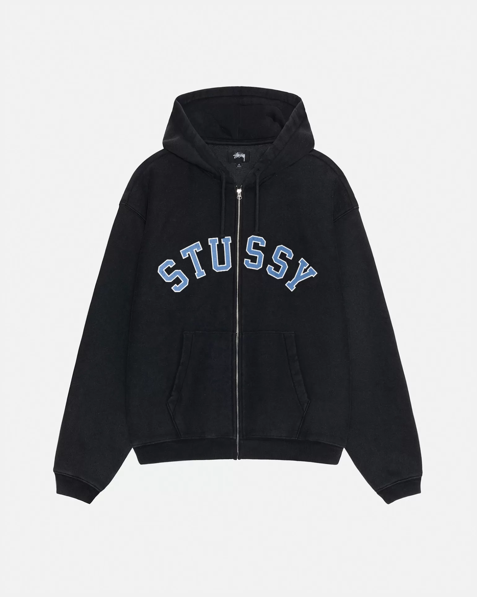 Stüssy Hoodies>FADED GRAPHIC ZIP HOODIE