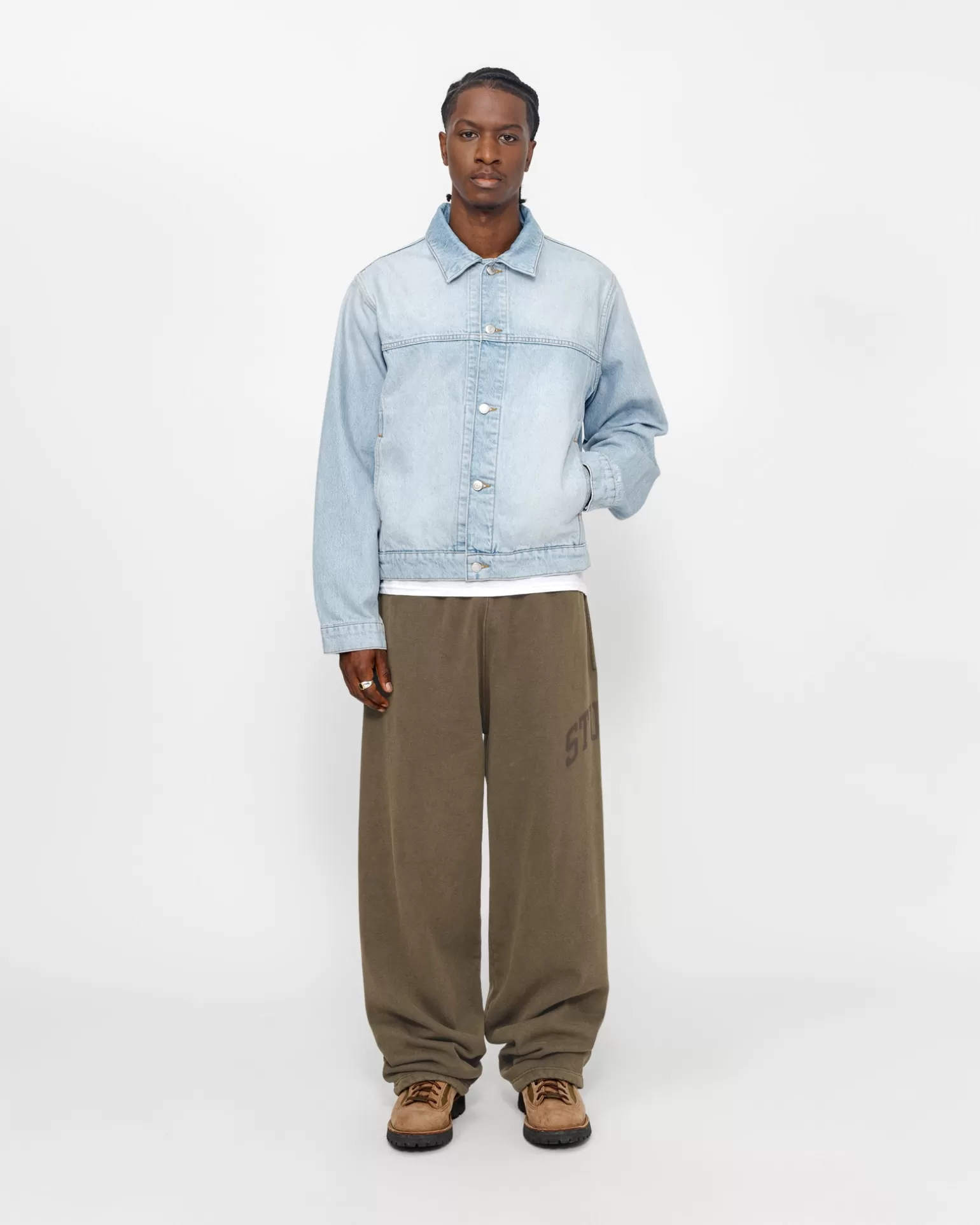 Stüssy Pants>FLEECE PANT FADED GRAPHIC