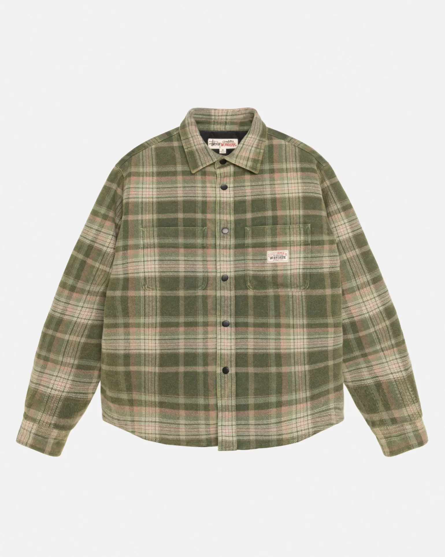 Stüssy Chemises | Vestes>HEAVY WASHED PLAID SHIRT