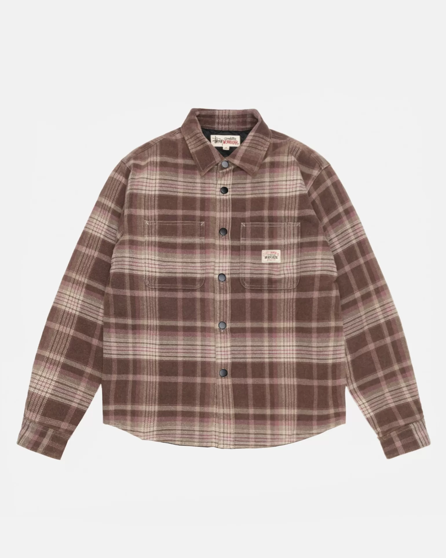 Stüssy Chemises | Vestes>HEAVY WASHED PLAID SHIRT