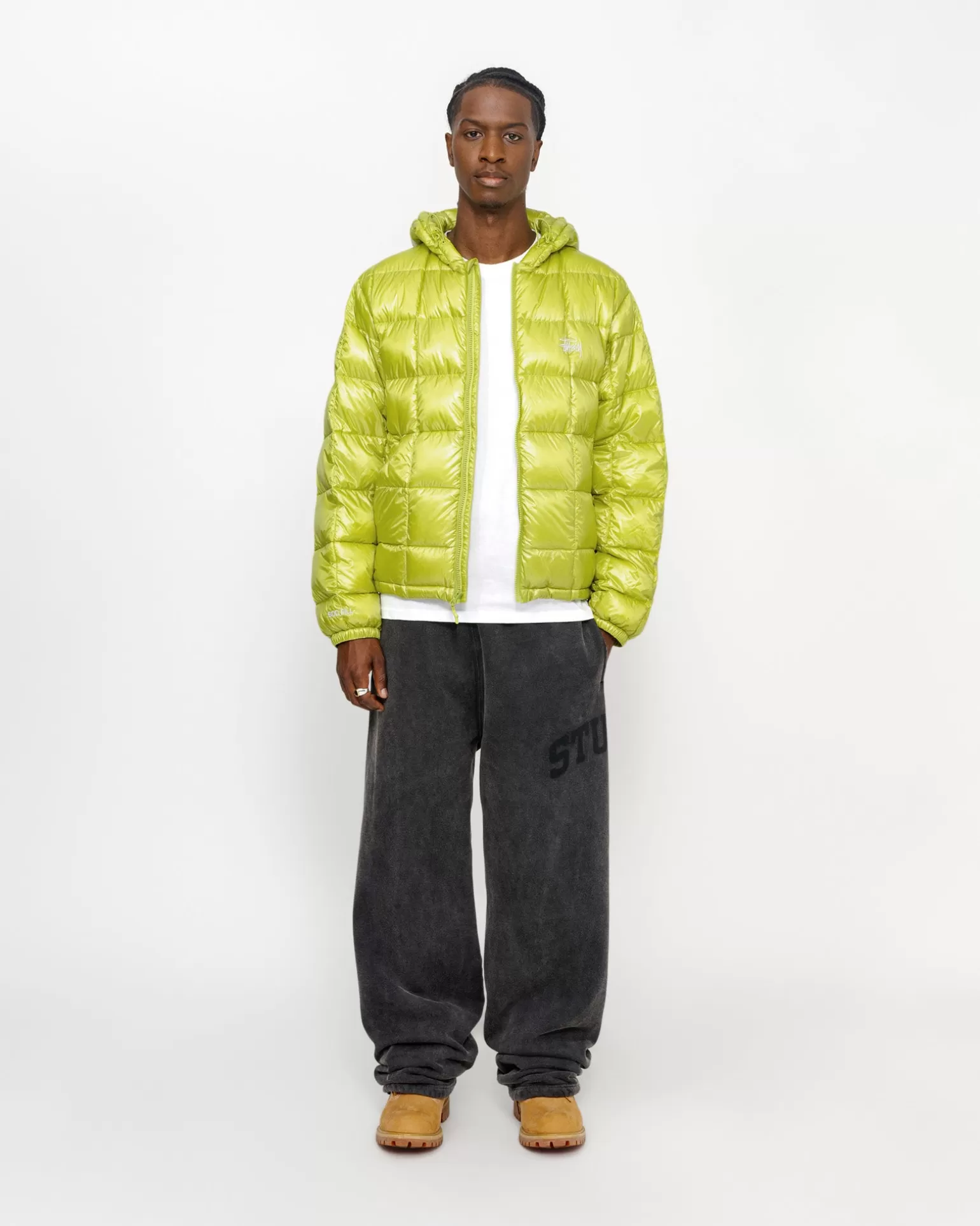 Stüssy Vestes>MIDWEIGHT HOODED PUFFER