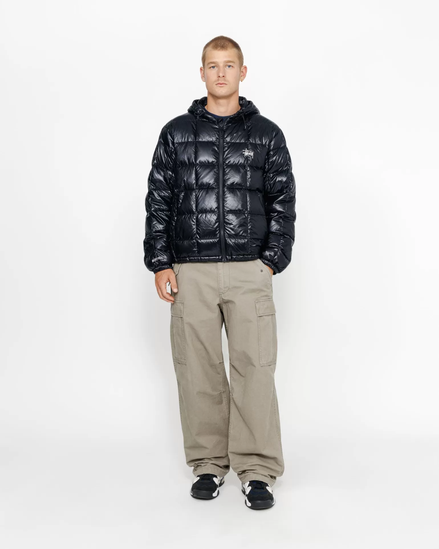 Stüssy Vestes>MIDWEIGHT HOODED PUFFER