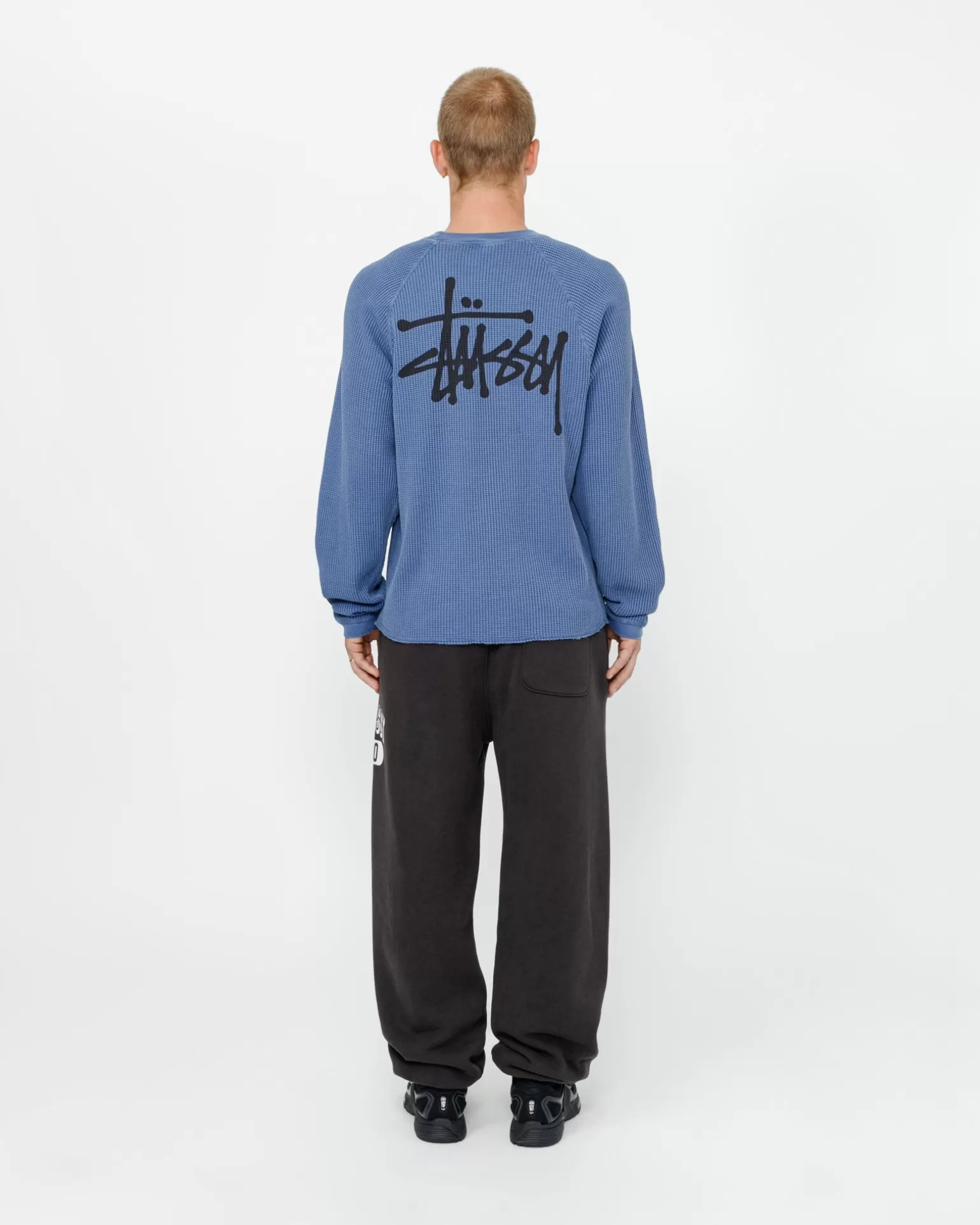 Stüssy T-Shirts>RAGLAN THERMAL LS CREW