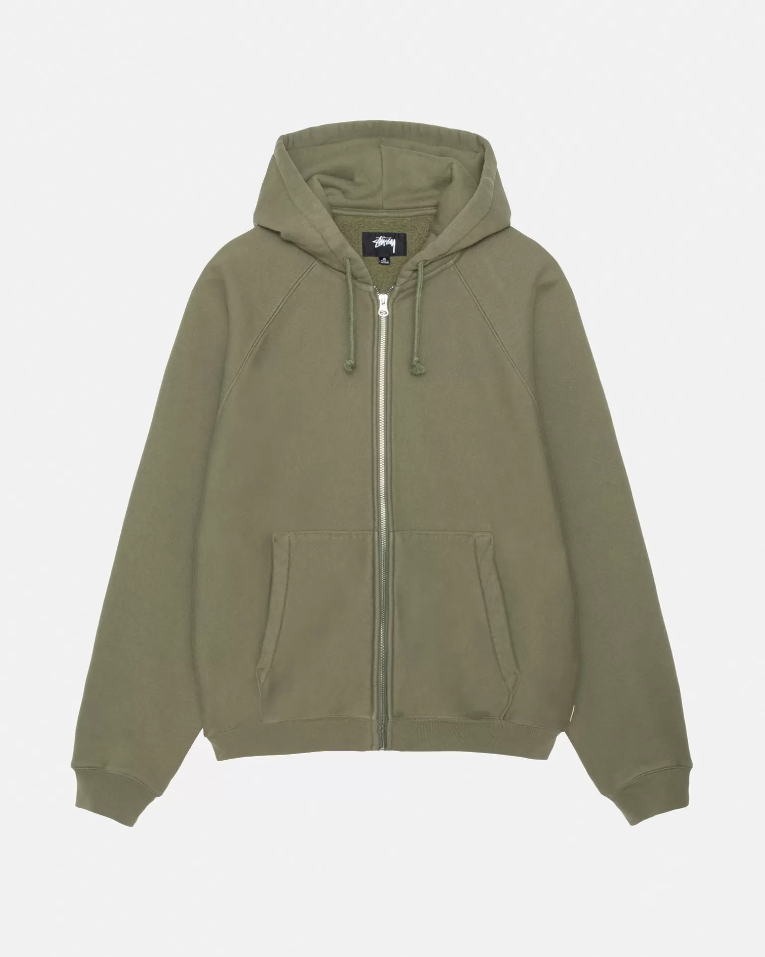 Stüssy Hoodies>RAGLAN ZIP HOODIE