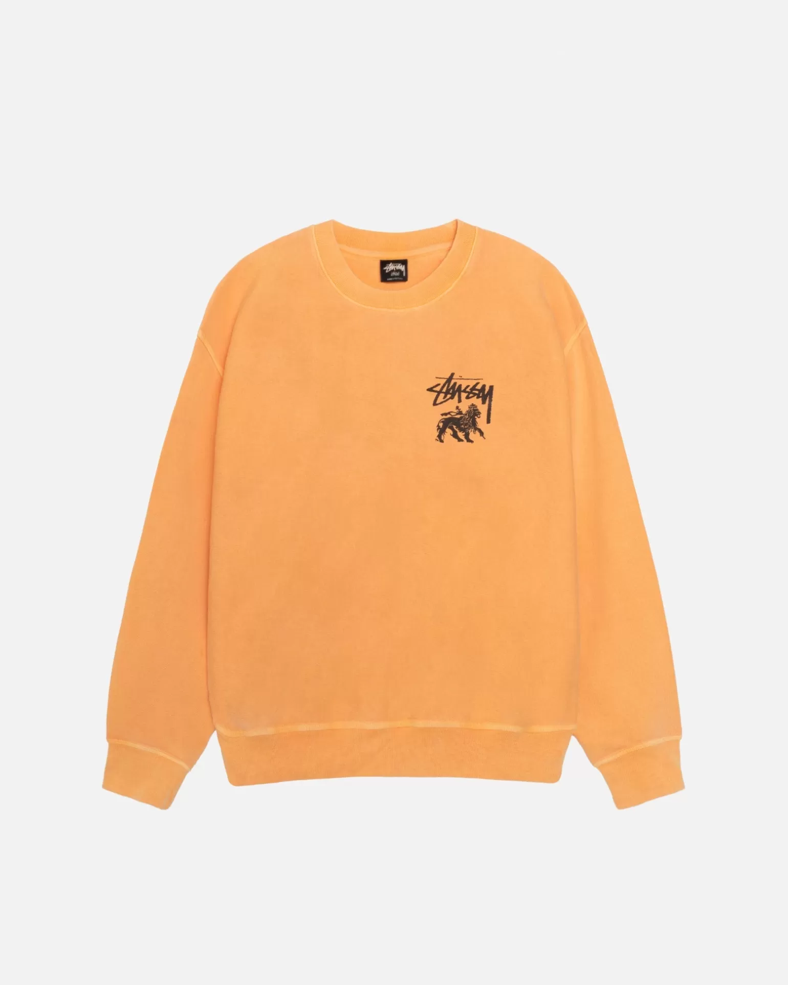 Stüssy Crews>RASTA LION CREW PIGMENT DYED