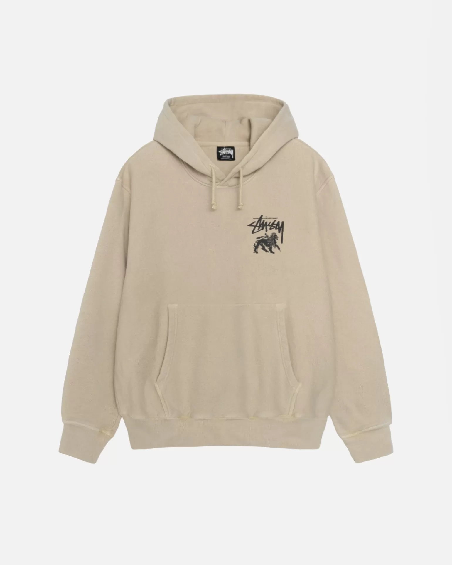 Stüssy Hoodies>RASTA LION HOODIE PIGMENT DYED