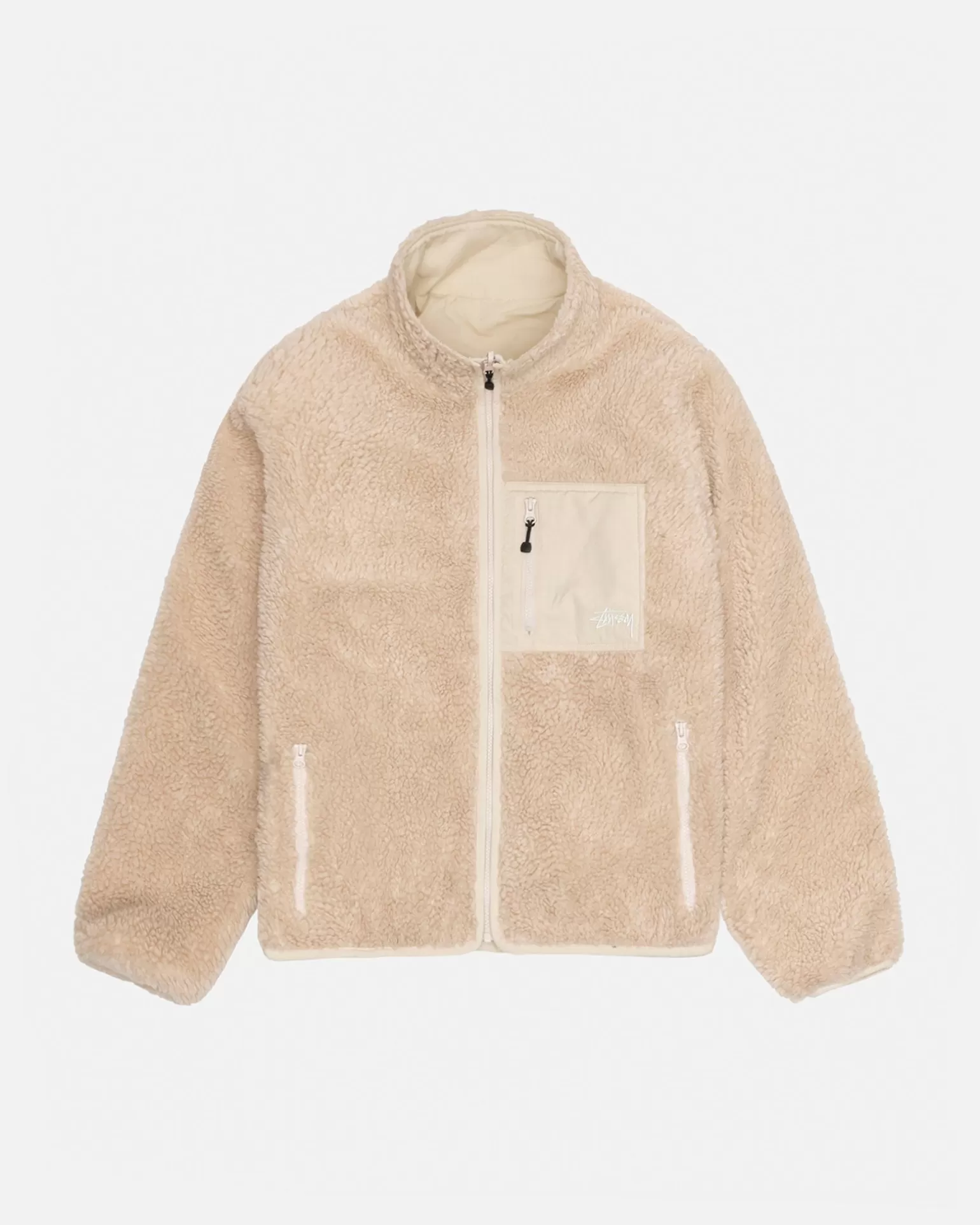 Stüssy Vestes>SHERPA REVERSIBLE JACKET