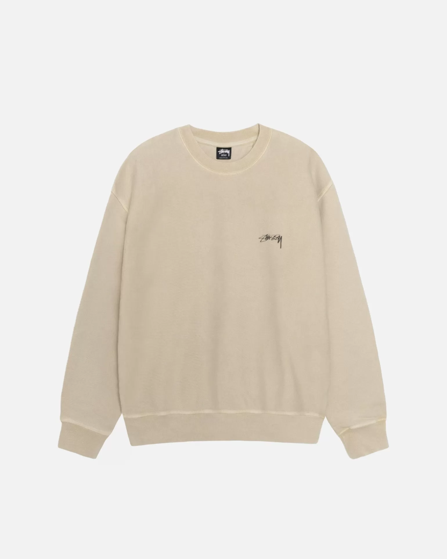 Stüssy Crews>SMOOTH STOCK CREW PIGMENT DYED