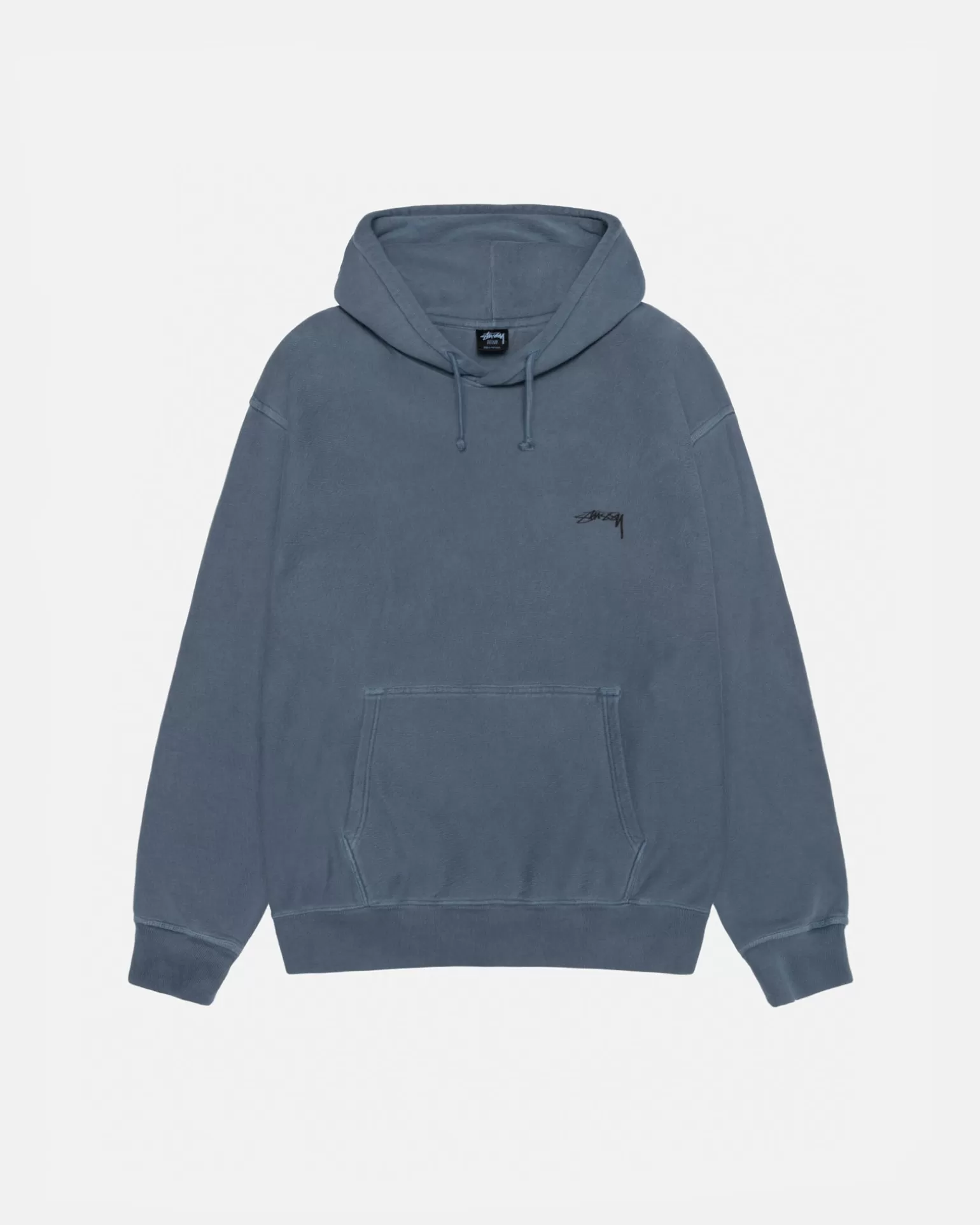 Stüssy Hoodies>SMOOTH STOCK HOODIE PIGMENT DYED