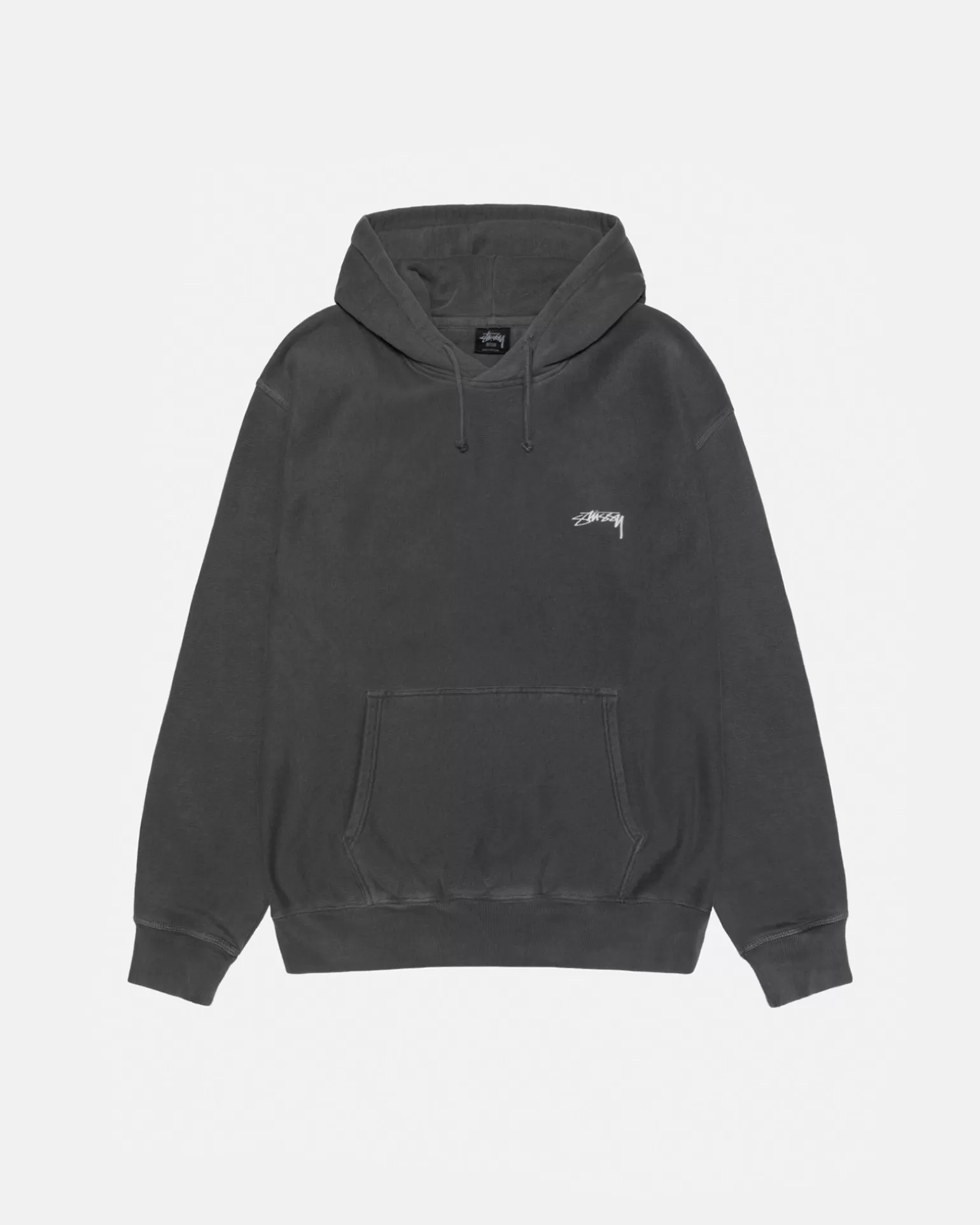 Stüssy Hoodies>SMOOTH STOCK HOODIE PIGMENT DYED