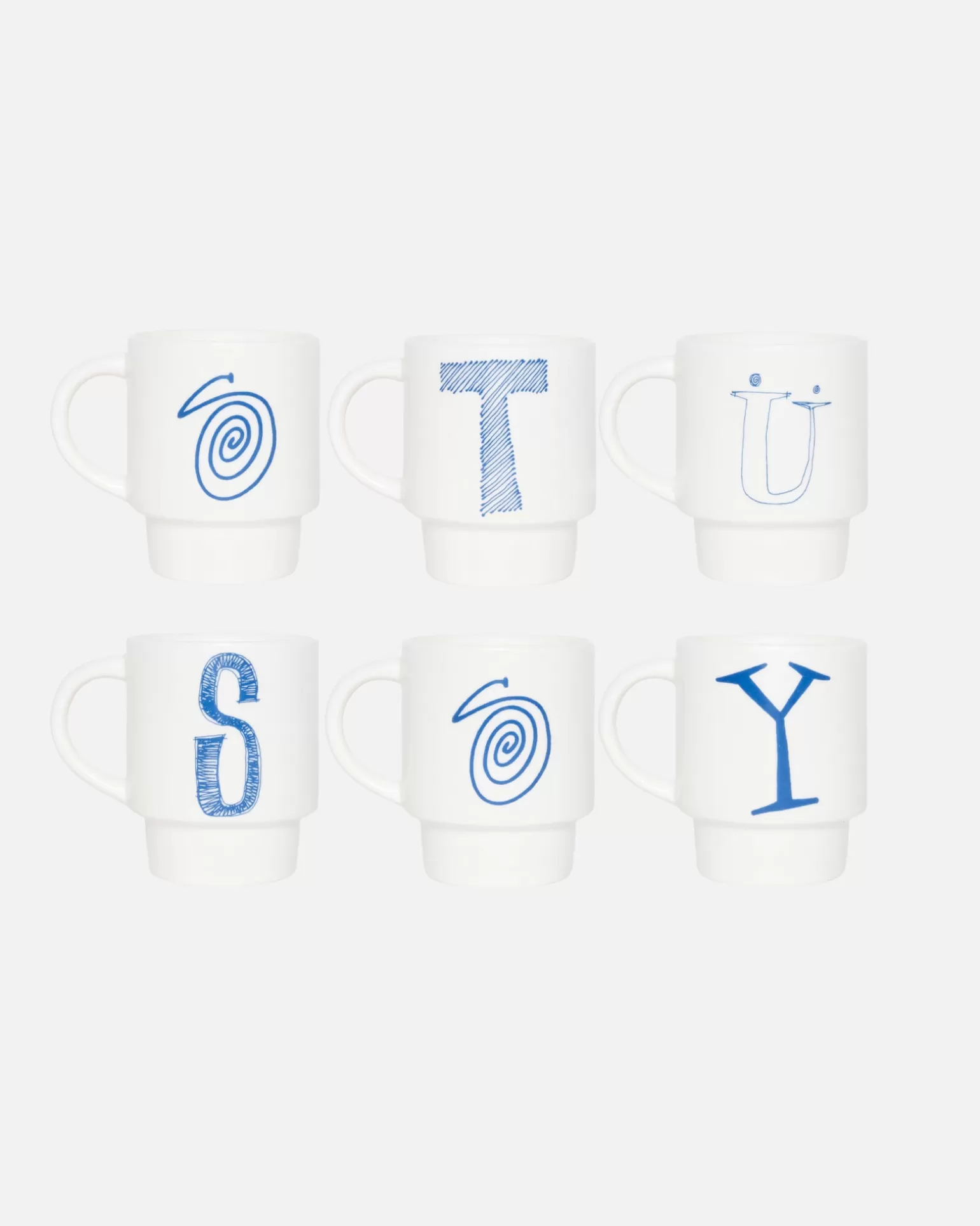 Stüssy Accessoires>STACKING MUG SET OF 6