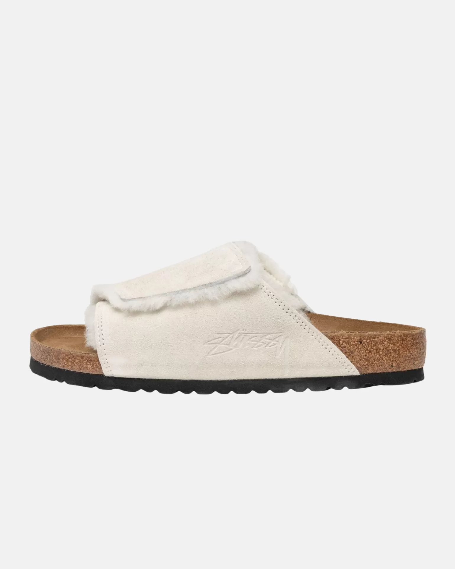 Stüssy Accessoires>STÜSSY & BIRKENSTOCK SOLANA SHEARLING SLIDE