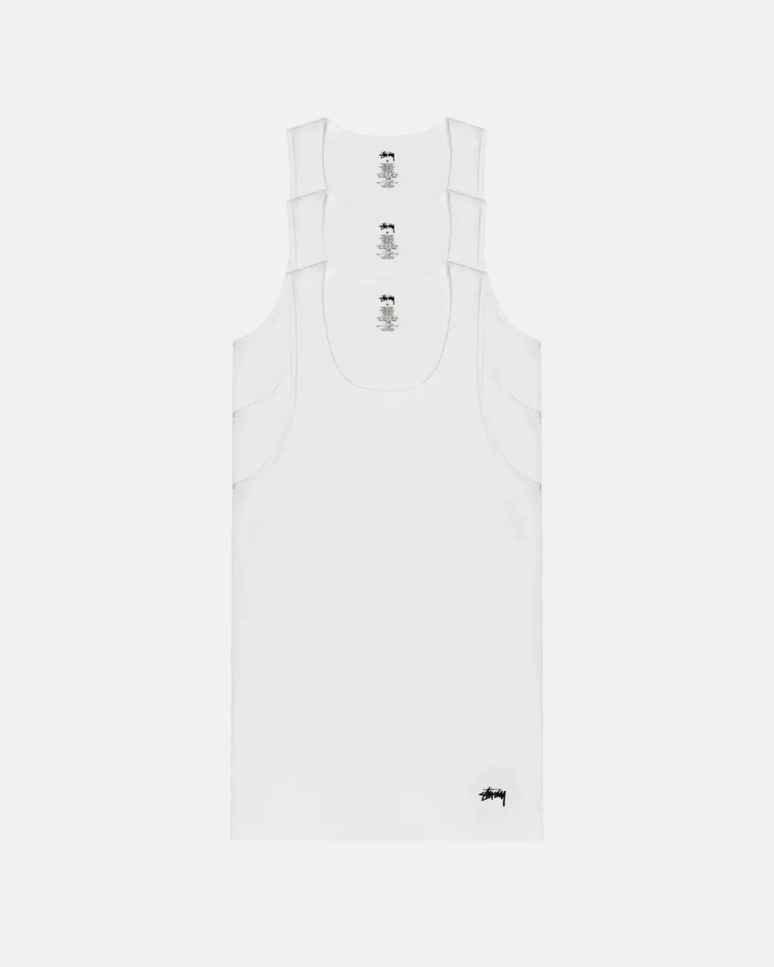 Stüssy Accessoires>STÜSSY TANK UNDERSHIRTS 3 PACK