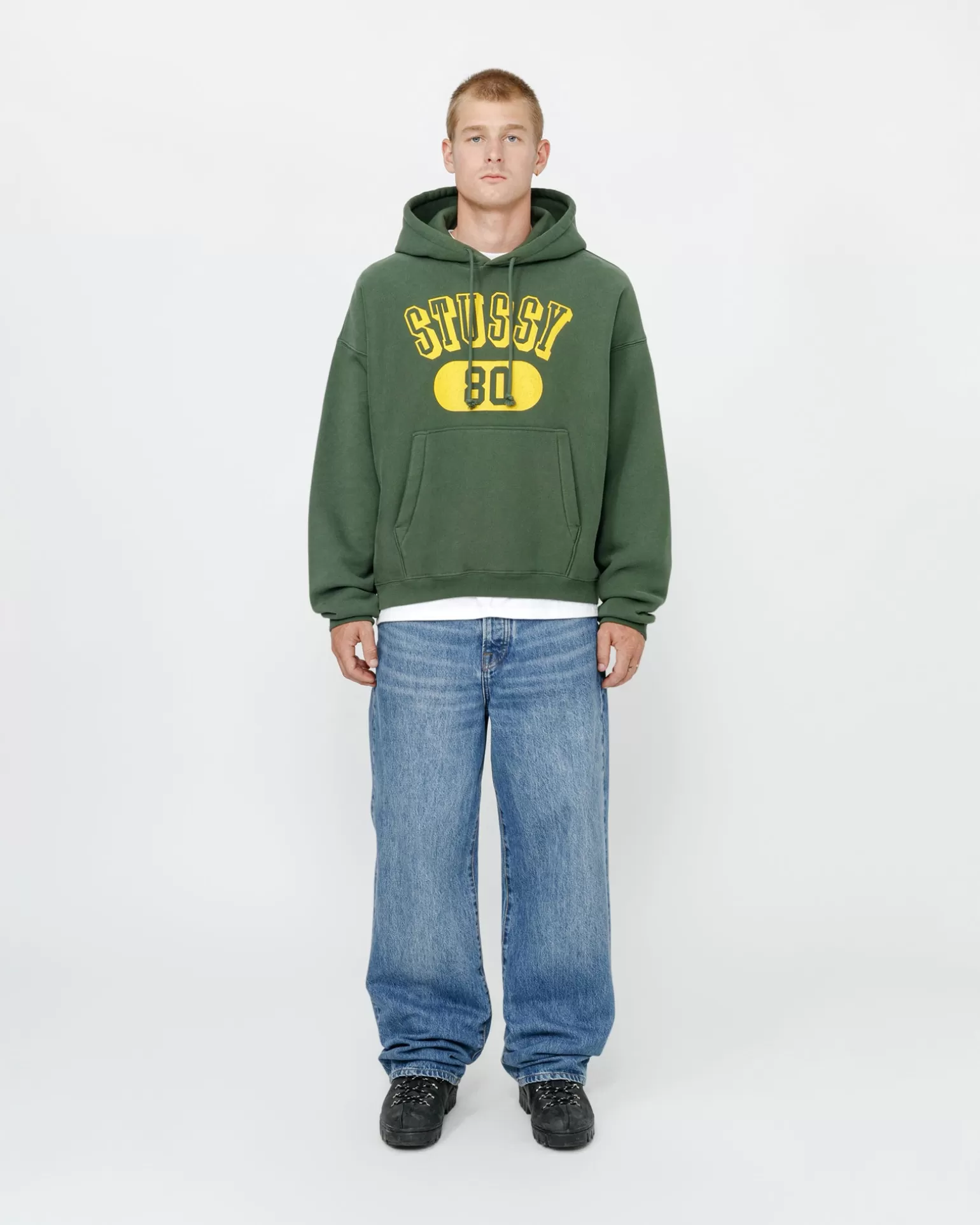 Stüssy Hoodies>STUSSY 80 RELAXED HOODIE