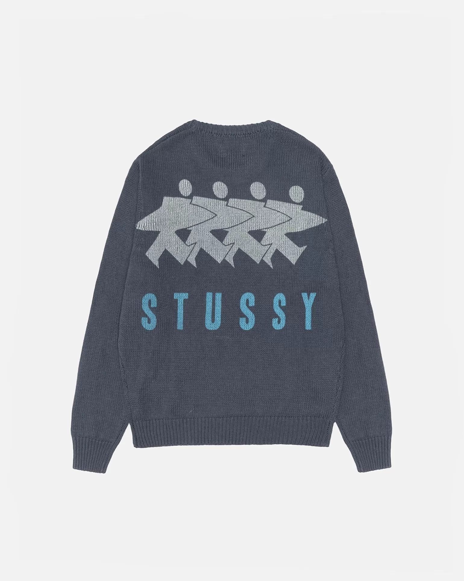 Stüssy Knits>SURFMAN ICON COTTON LINEN CREW