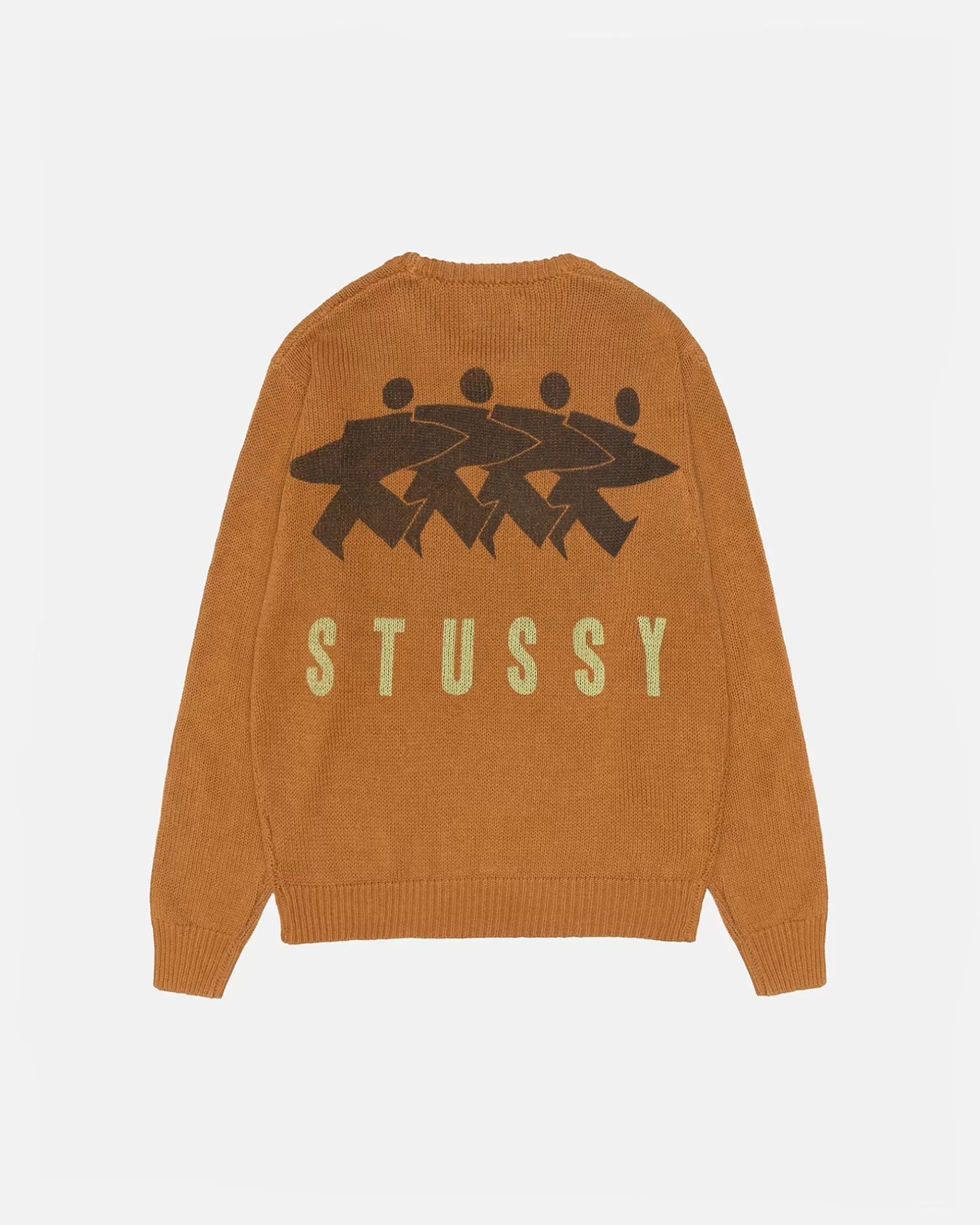 Stüssy Knits>SURFMAN ICON COTTON LINEN CREW