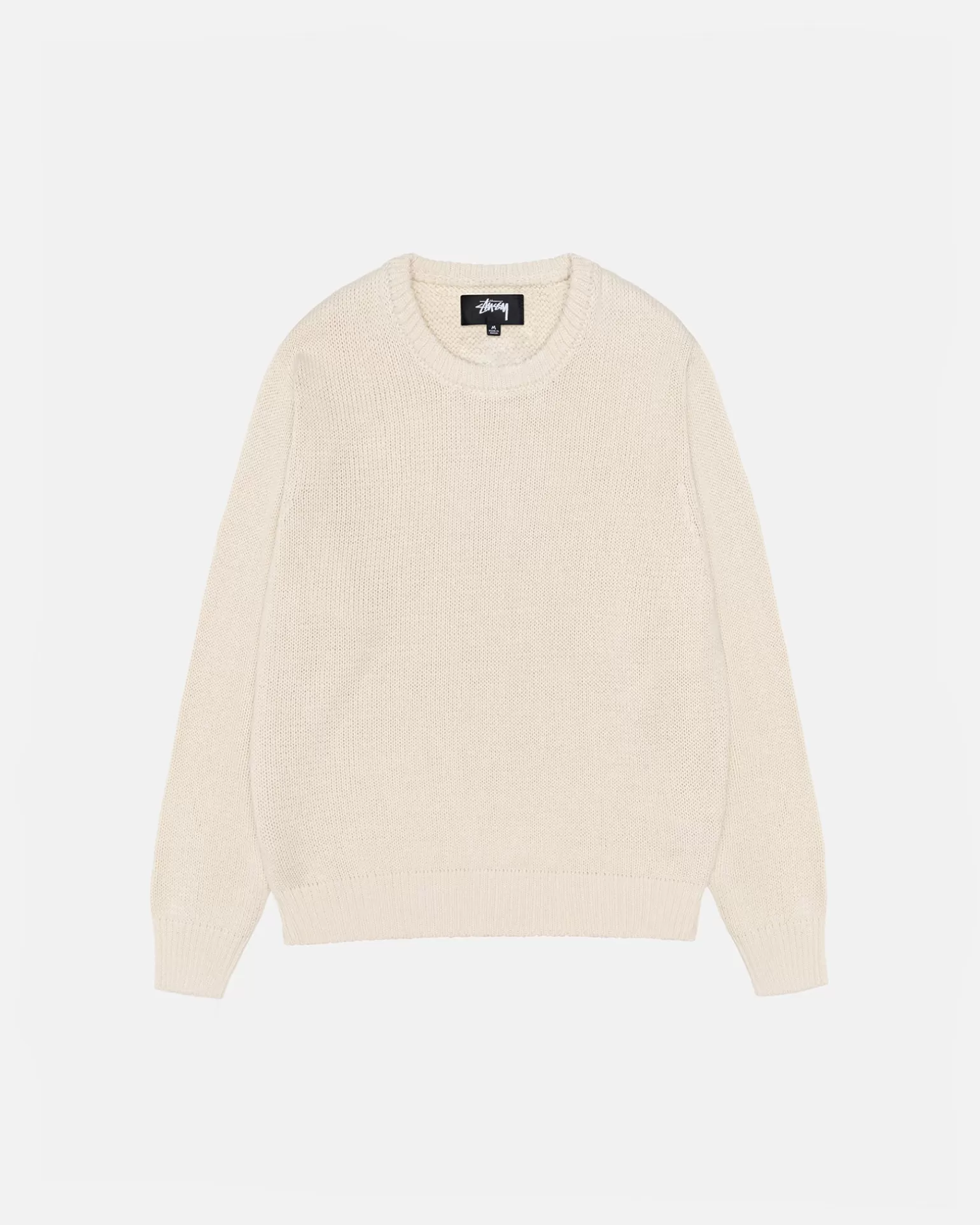 Stüssy Knits>SURFMAN ICON COTTON LINEN CREW