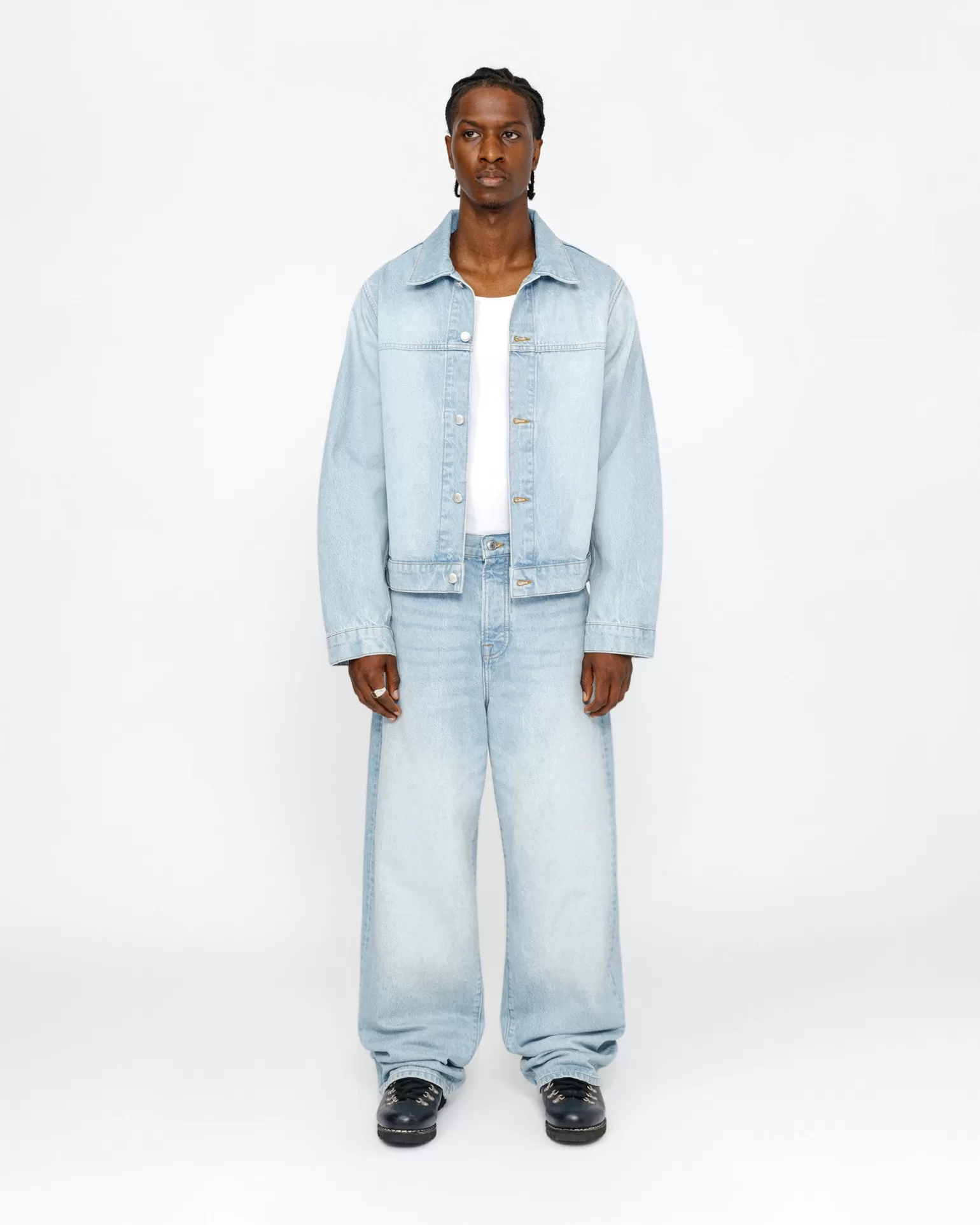 Stüssy Denim | Vestes>TRUCKER JACKET DENIM