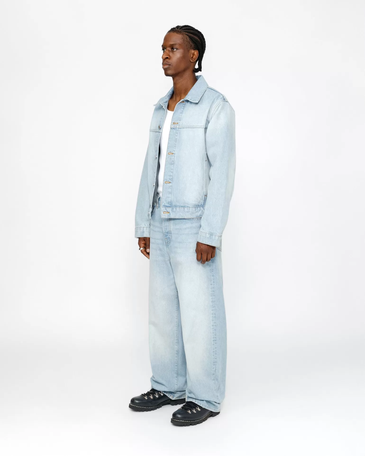 Stüssy Denim | Vestes>TRUCKER JACKET DENIM