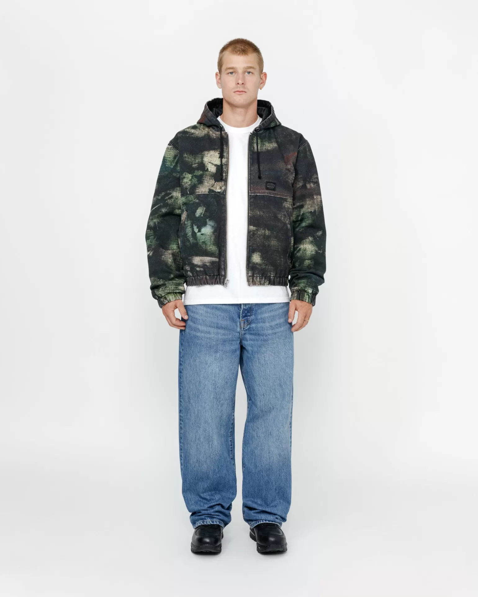 Stüssy Vestes>WORK JACKET STENPAT CAMO