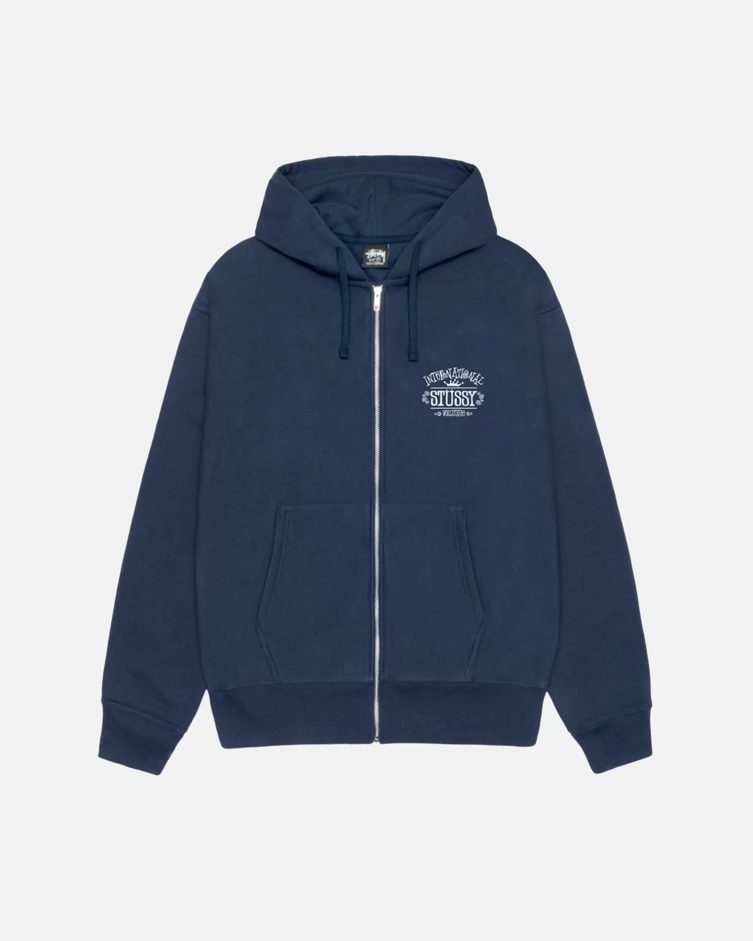 Stüssy Hoodies>WORLDWIDE ZIP HOODIE