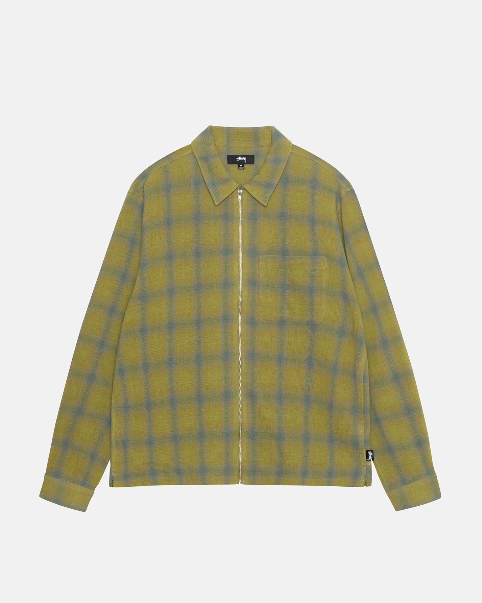 Stüssy Chemises>ZIP SHIRT TWISTED YARN PLAID