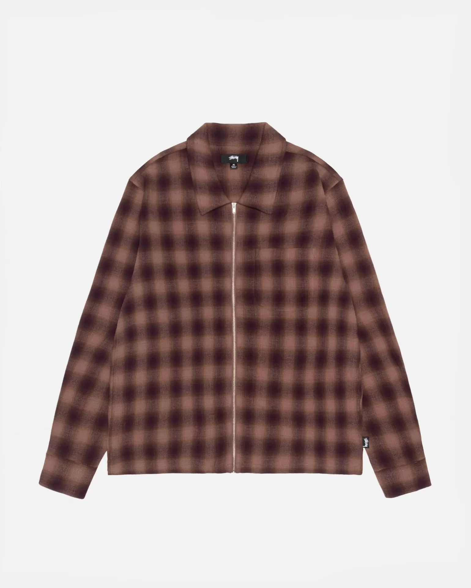 Stüssy Chemises>ZIP SHIRT TWISTED YARN PLAID